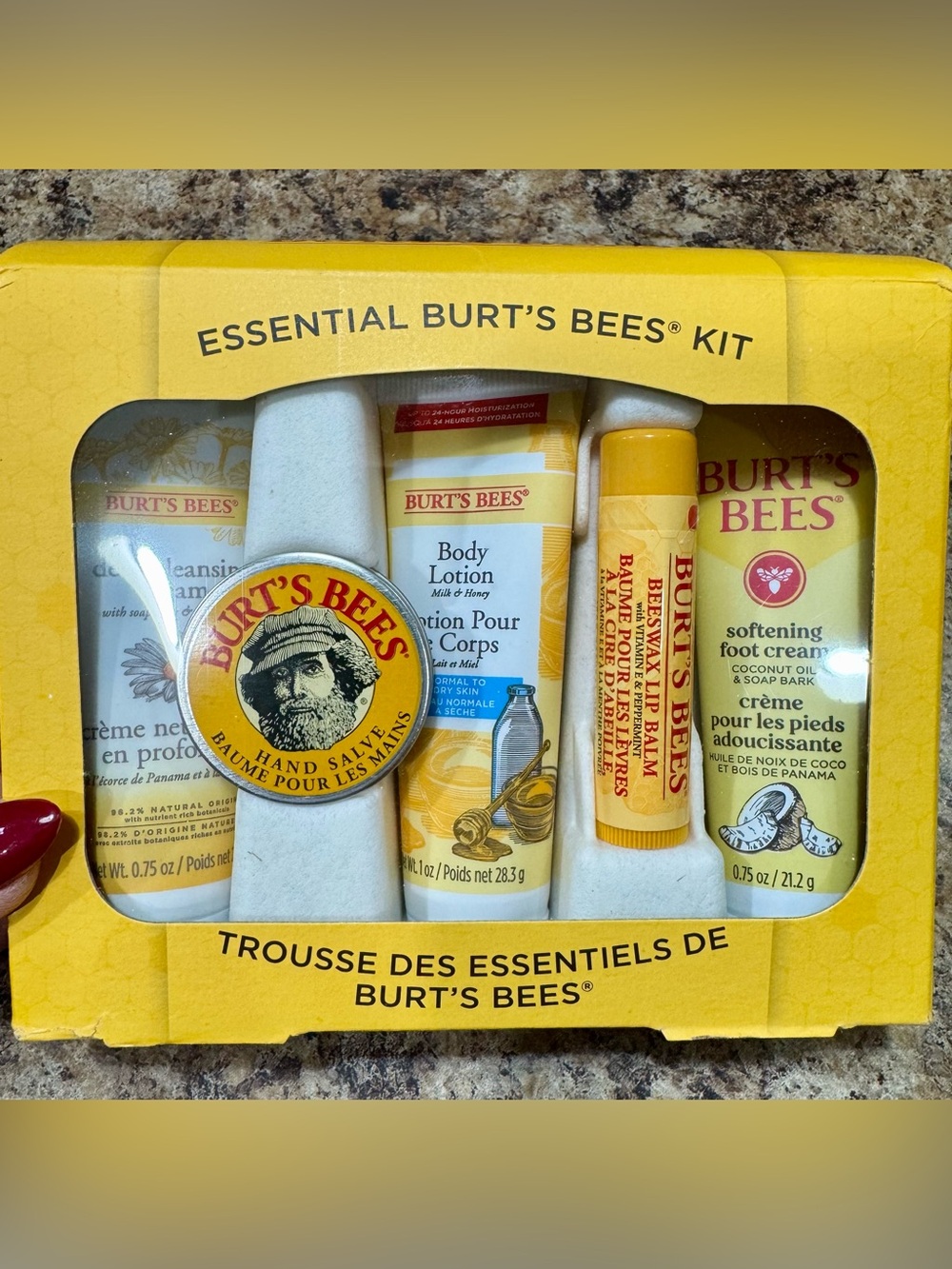 Burt's Bees Yellow Bath & Body Gift Kit